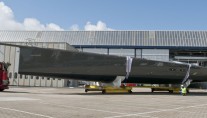 The launch of the WallyCento superyacht Hamilton
